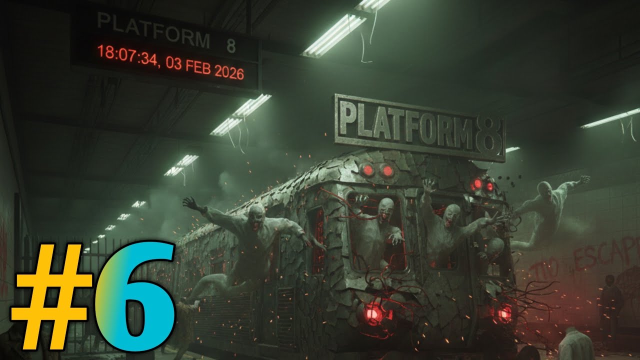 LIVE 🔴 Platform 8 Horror Game | Terrifying😱Gameplay EP. 21