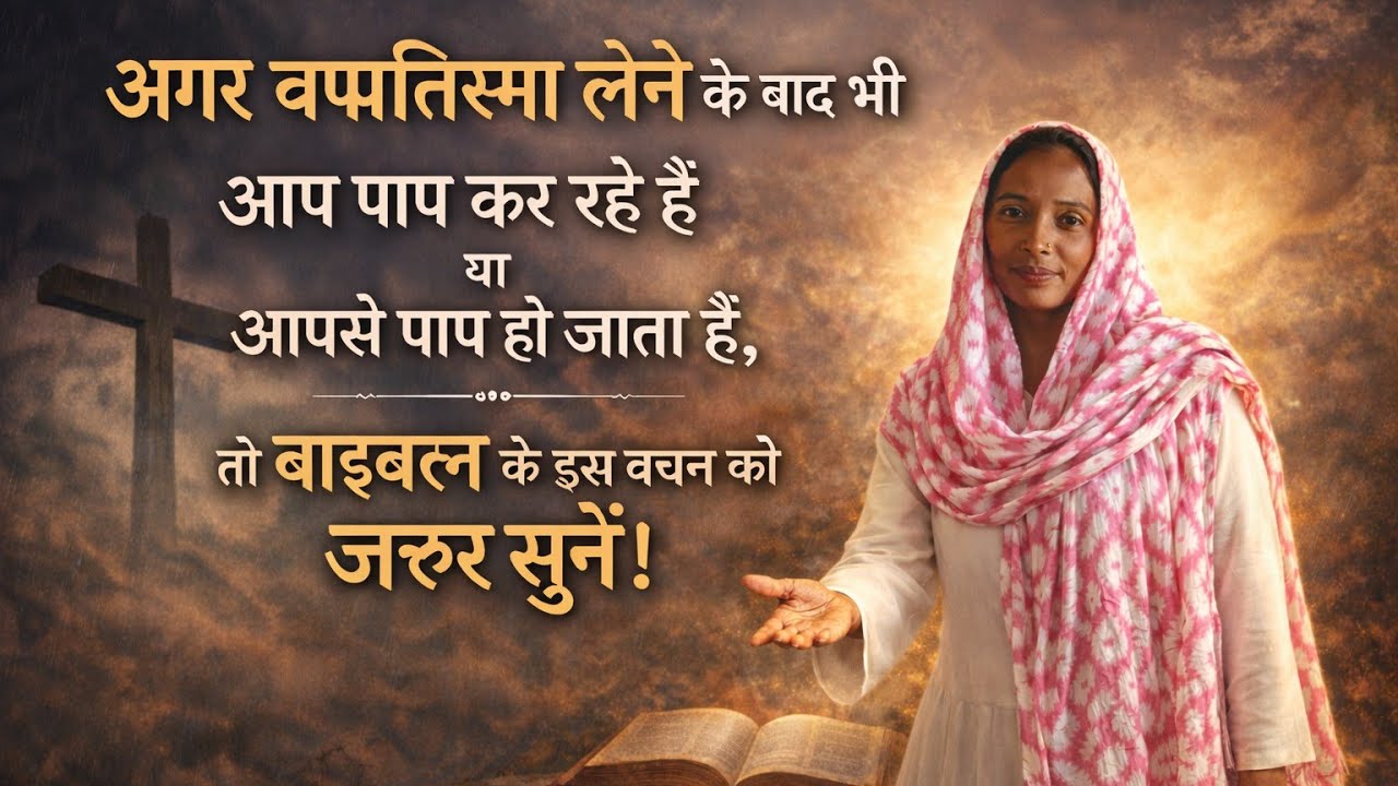 अगर बपतिस्मा लेने के बाद भी आप पाप कर रहे हैं या आपसे पाप हो जाता है, तो इस प्रभु वचन को जरूर सुनें।
