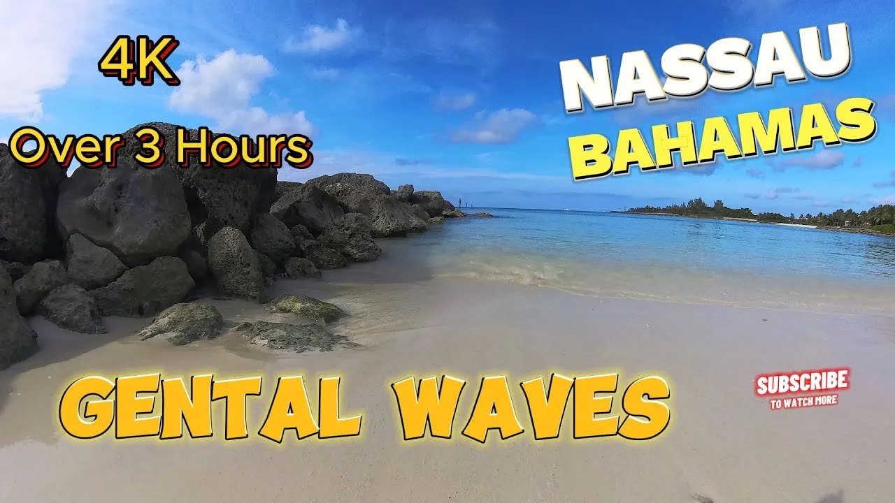 Soothing 4K Beach Waves: Tranquil Tropical Paradise for Relaxation & Sleep | Ocean White Noise