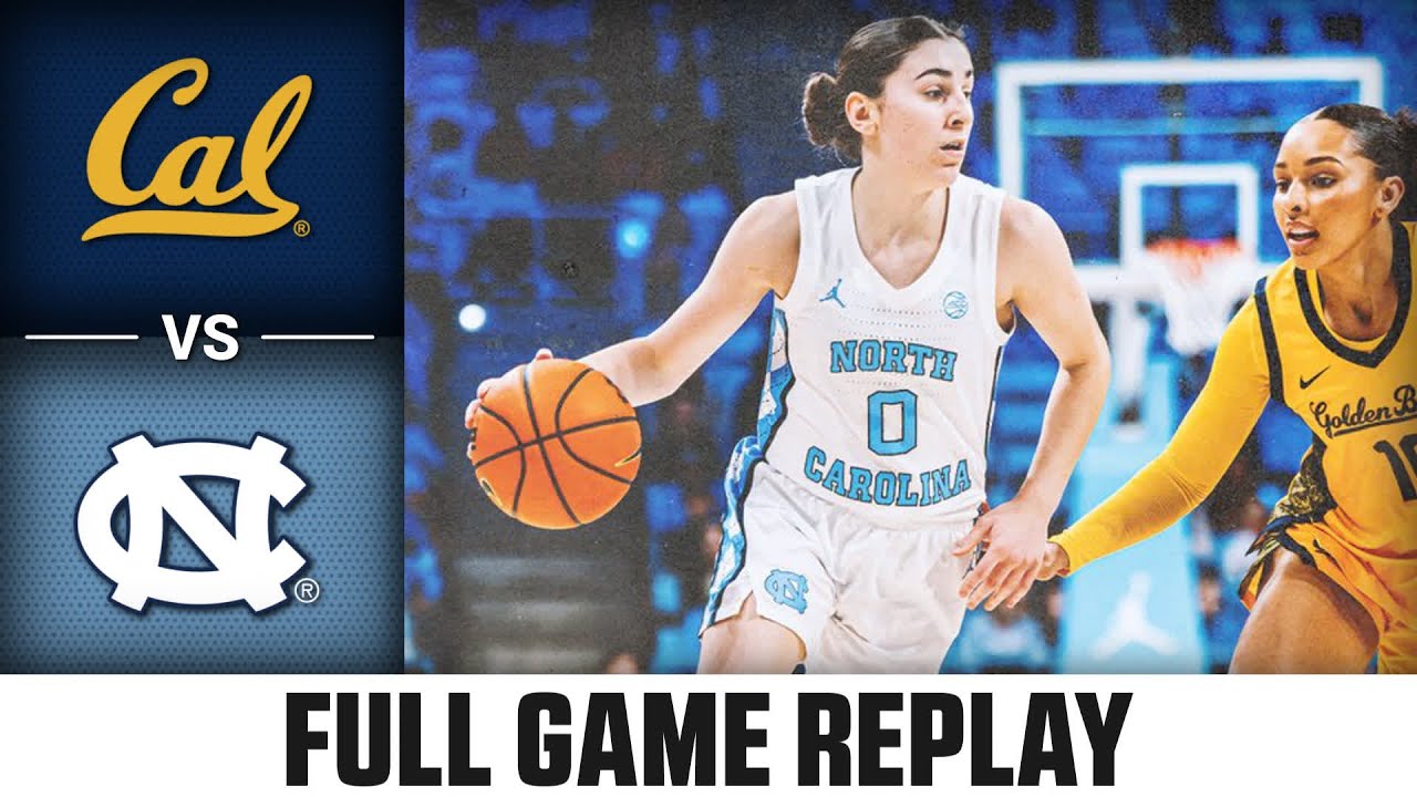 Cal vs. North Carolina Full Game Replay | 2025-26 ACC Women's Basketball