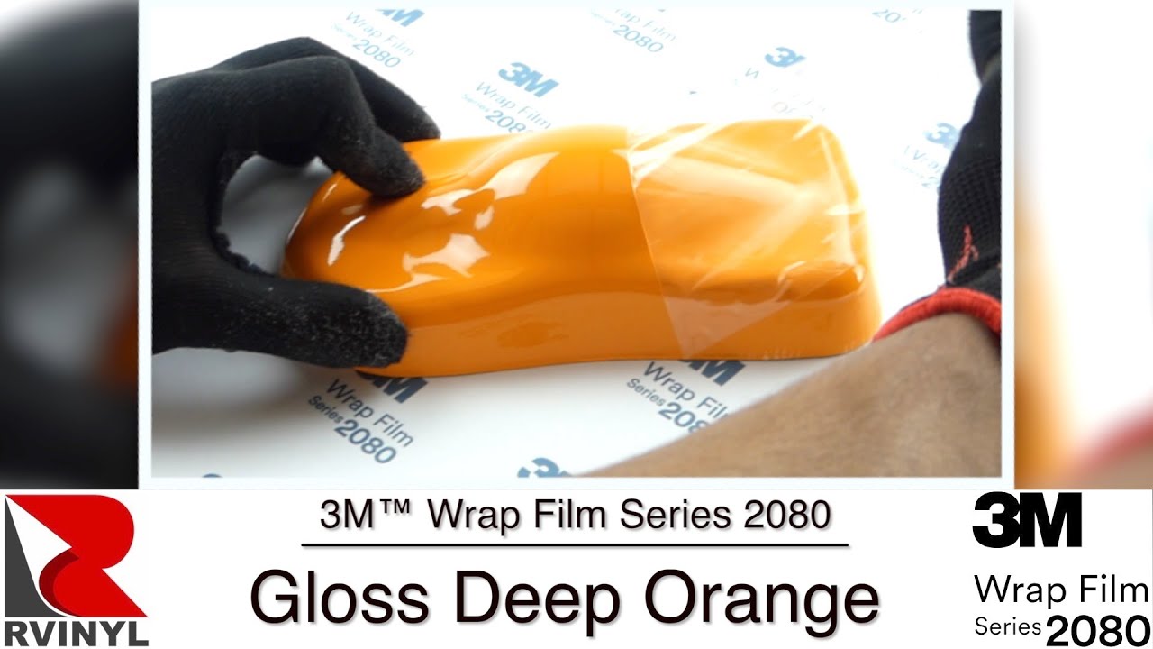 3M&trade; Wrap Film Series 2080 - Gloss Deep Orange G34 Vinyl
