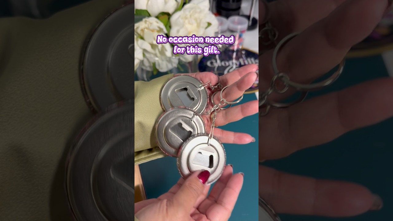 Personalized bottle opener keychain 🔑