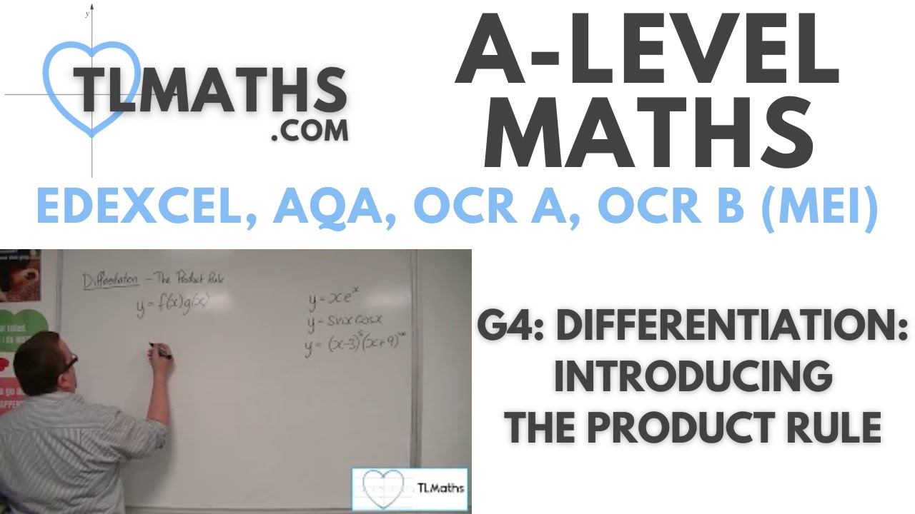 A-Level Maths: G4-10 Differentiation: Introducing the Product Rule