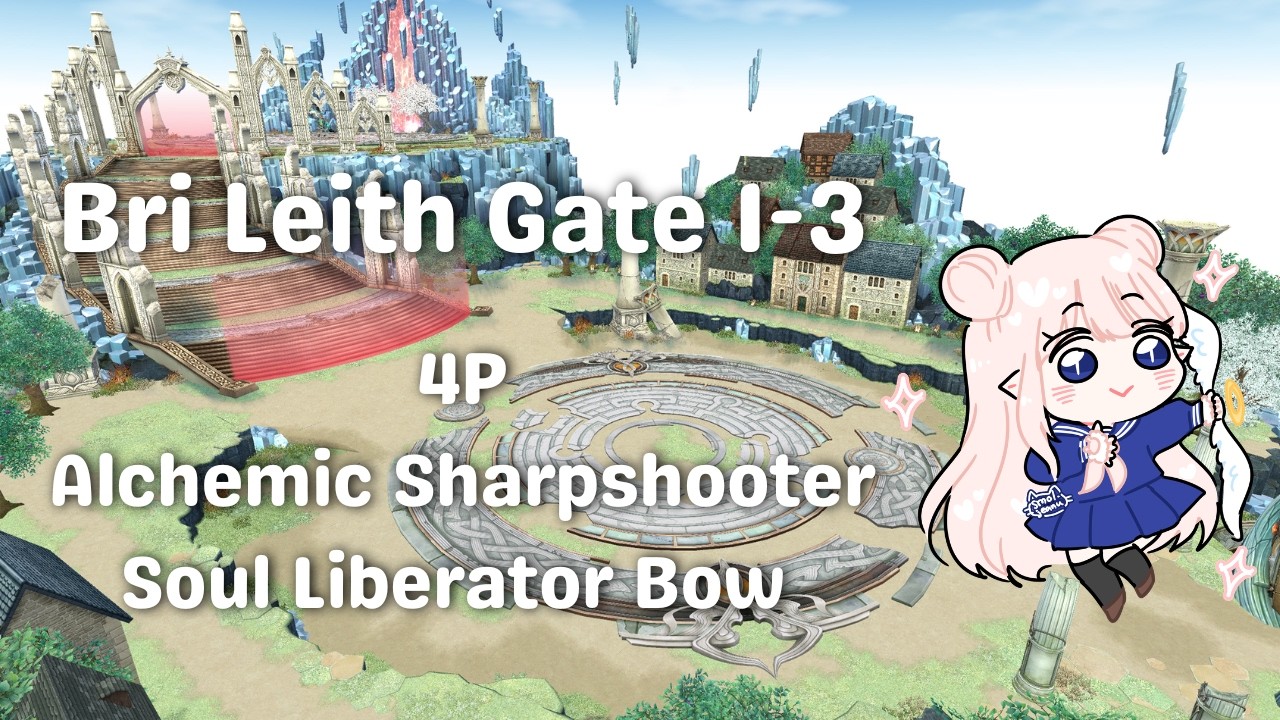 Mabinogi NA | Bri Leith Gate 1-3 4P | Alchemic Sharpshooter | Soul Liberator Bow