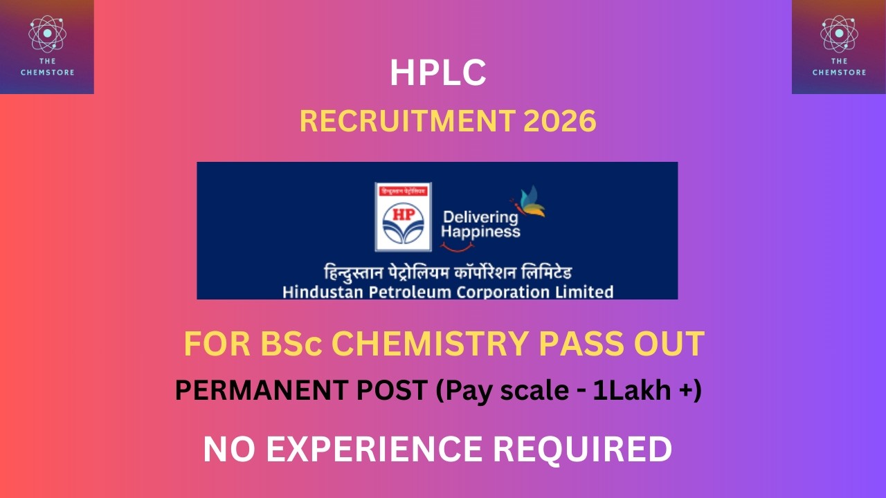 🚨 HPCL Recruitment 2026 | Junior Executive &ndash; Quality Control | Best PSU Job for BSc Chemistry!