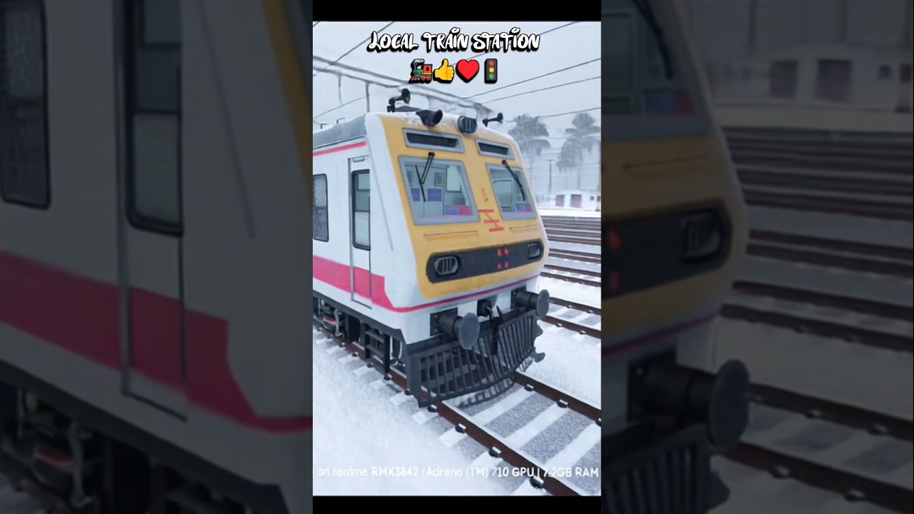 Local train ♻️ Mumbai Top #train #railway #indianrailways #railwayrtm #railway4k