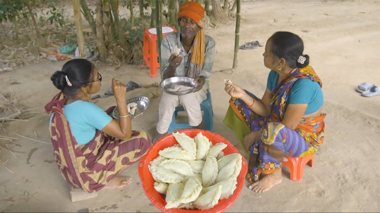 Village Grandma style Vapa Puli Pitha recipe||How to make Coconut pitha||