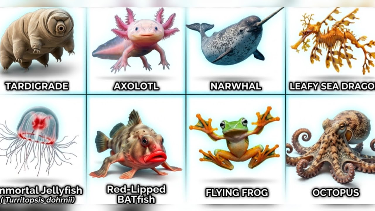 8 Most Incredible Creatures You Won't Believe Exist.explained video.#animals 