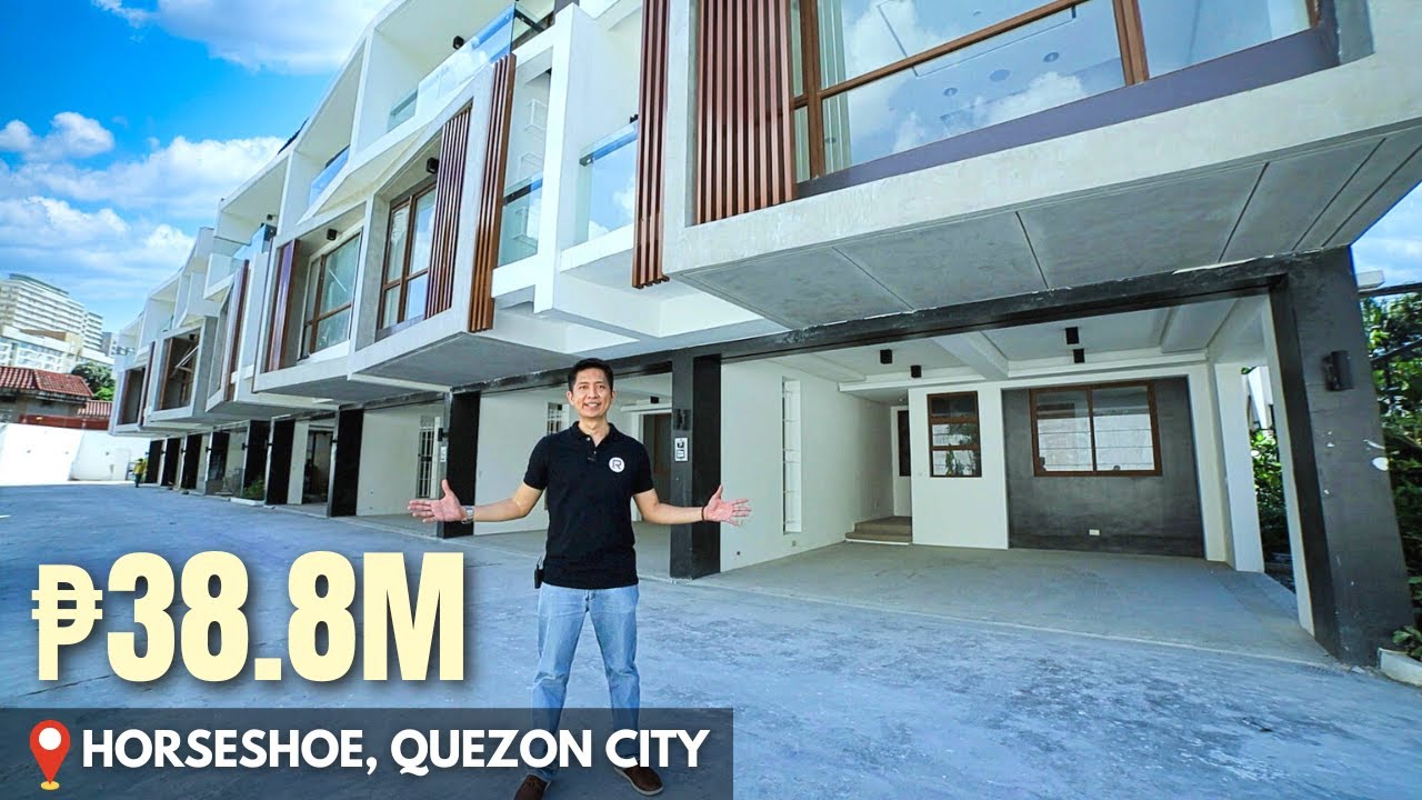 SPLENDID Townhouse For Sale with Attic in Horseshoe Quezon City (SOLD OUT)