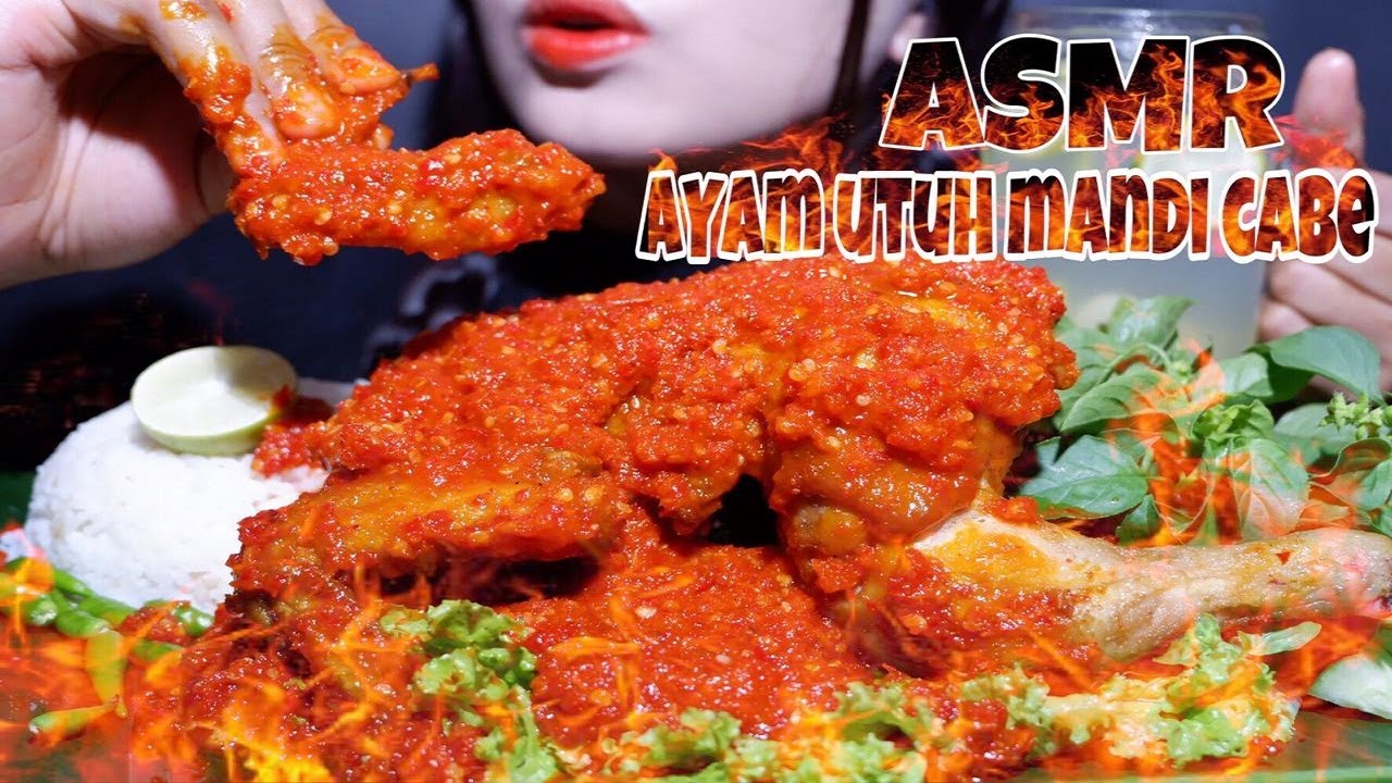 ASMR AYAM UTUH MANDI CABE 🔥| collab with YashEat - ASMR | Asmr Indonesia | Mukbang