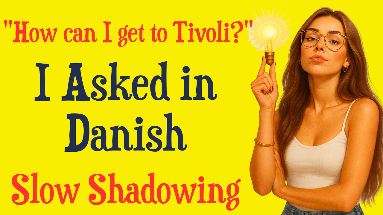27 Danish Direction Phrases You NEED in Copenhagen | A1 Practice | Slow Danish