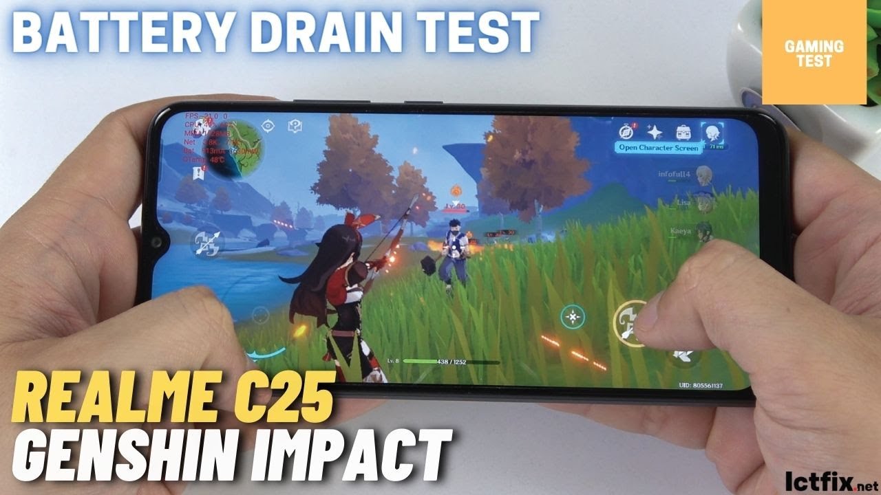 Realme C25 Genshin Impact Gaming test | Helio G70, 4GB RAM