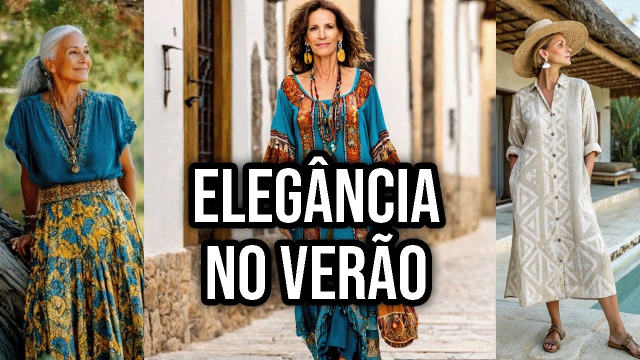 VESTIDOS DE VERÃO / LOOKS PERFEITOS PARA MULHERES MADURAS!