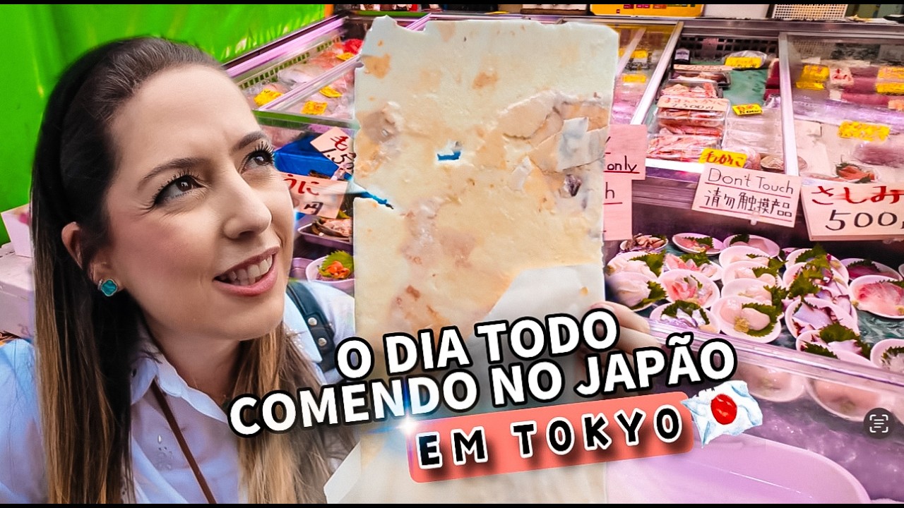 O FAMOSO MERCADO DE PEIXES DE TOKYO E OS PREÇOS DAS LOJAS DE GINZA!