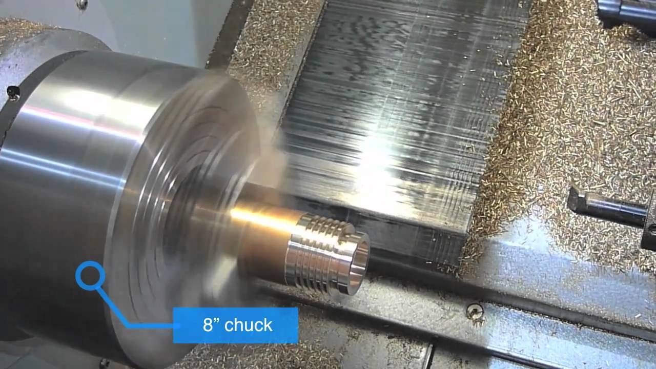 You Ji YH-21 CNC lathe demo at IMTS