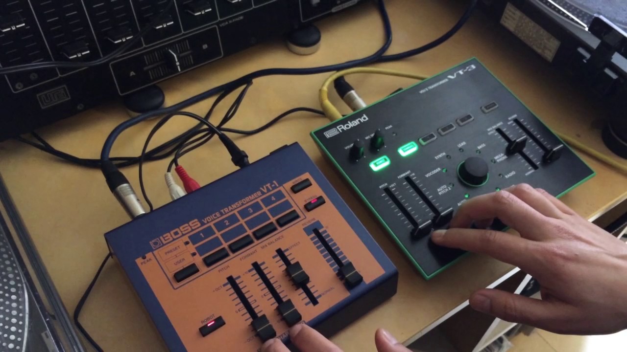 Boss VT-1 vs Roland VT-3 voice transformers comparison using Donald Trump's rally speech