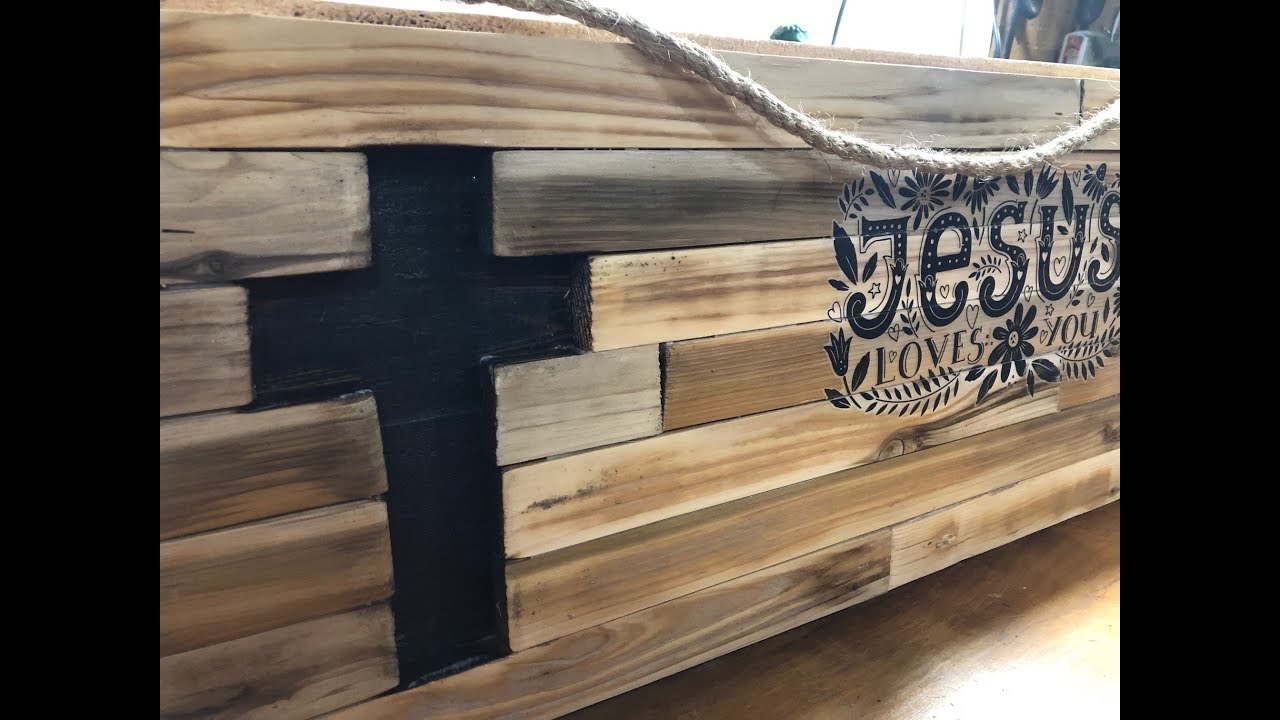 Rustic Wooden Cross inspired from Pinterest