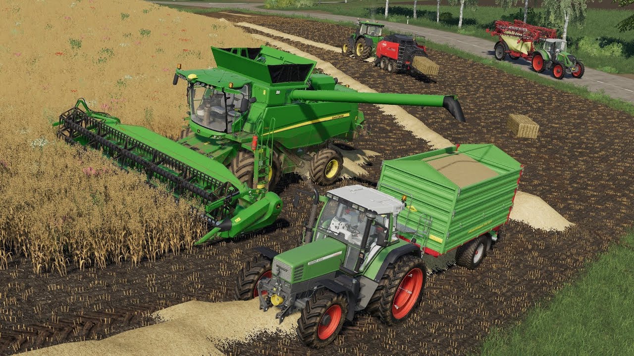 A day in Felsbrunn #2 | Oat Harvest | FS19