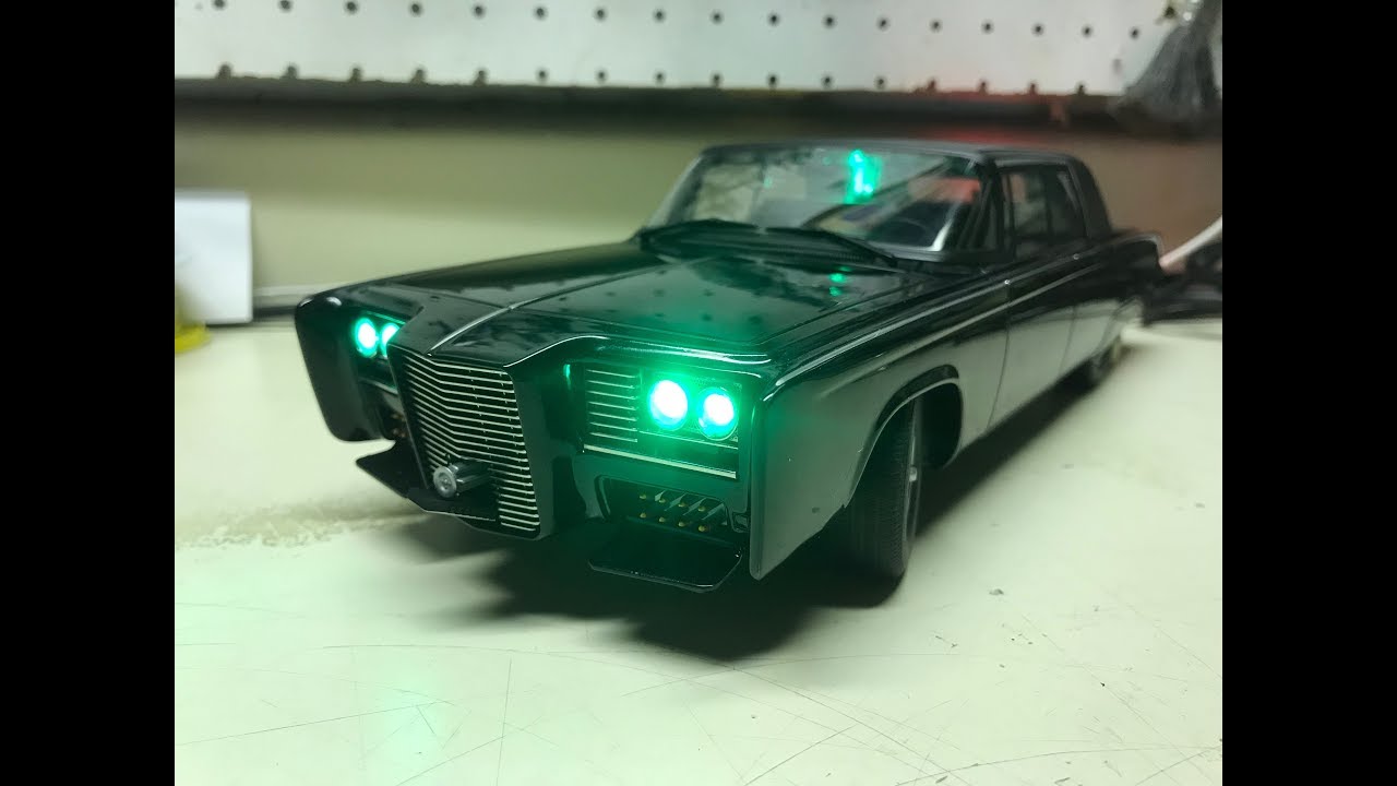 Oleg's custom Black Beauty - The Green Hornet TV show with working lights & sounds!