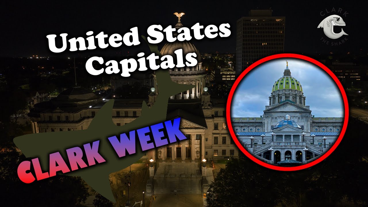 All 50 U.S. State Capitals and Capitol Buildings - Montage with Music