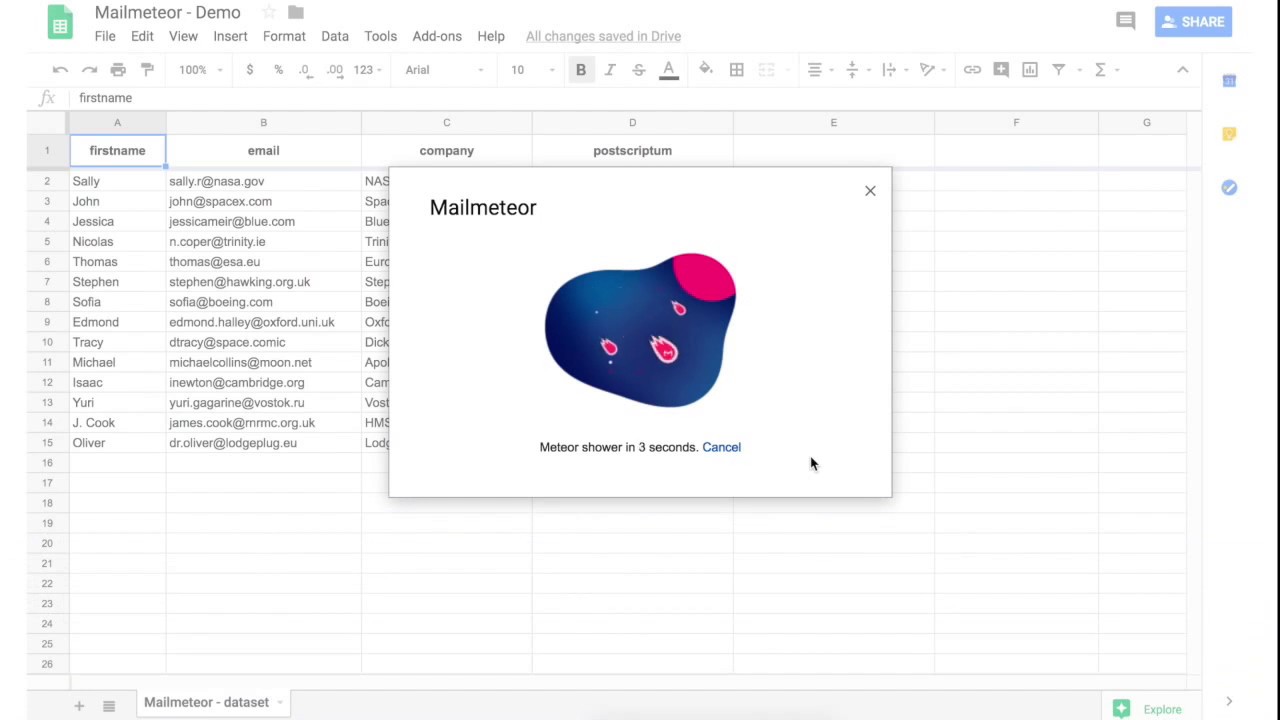 Mailmeteor - Product demo