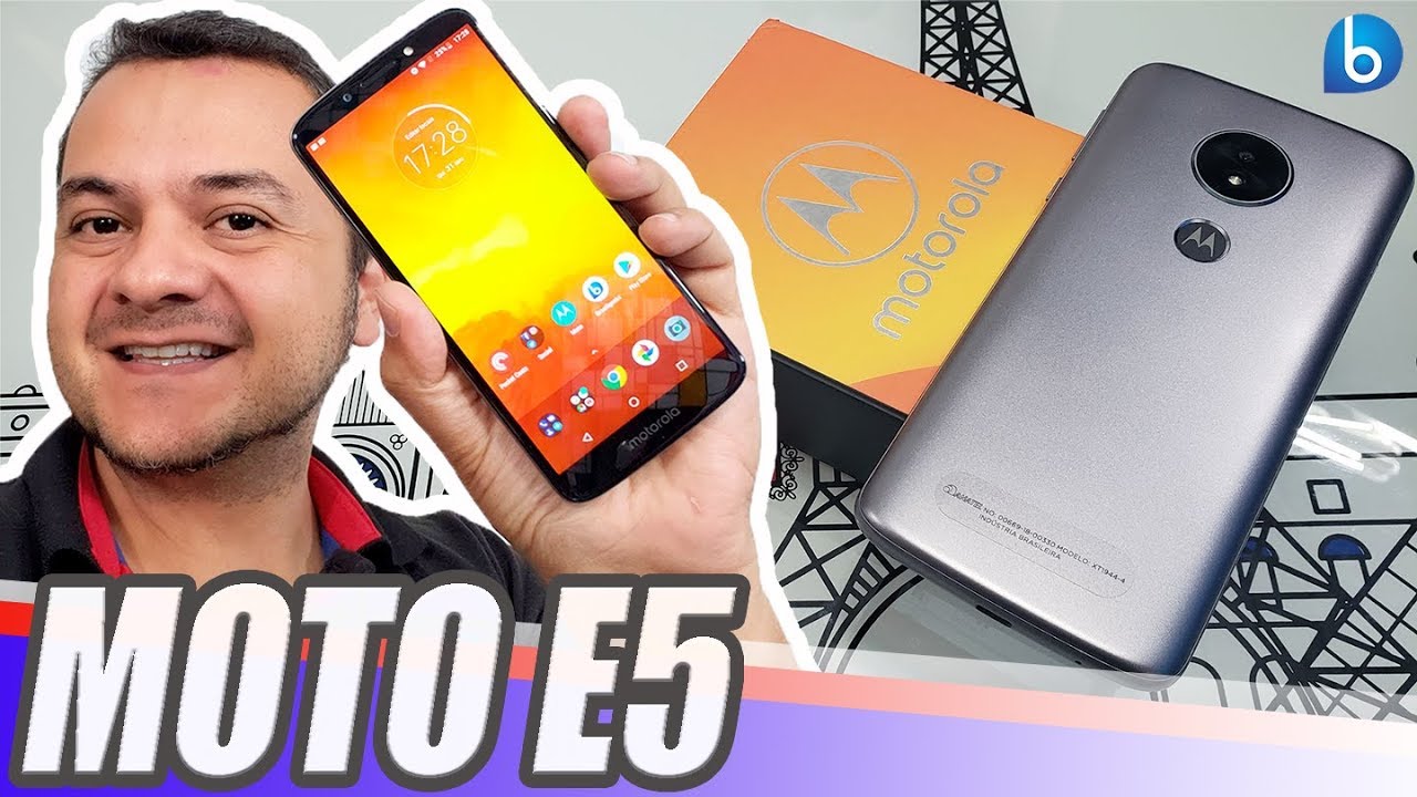 MOTO E5 | APARELHO BARATO COM TELA INFINITA E BATERIA GRANDE | UNBOXING E IMPRESSÕES