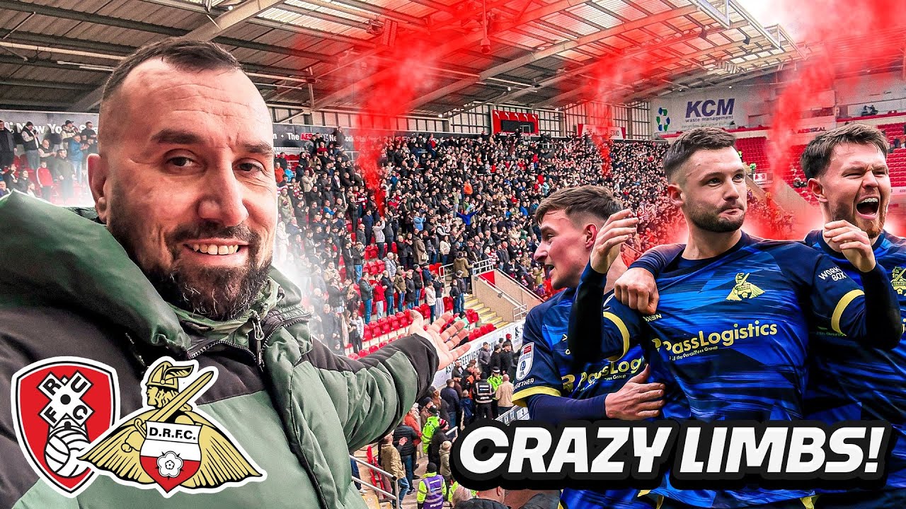 INCREDIBLE SCENES AS DONCASTER ROVERS WIN LOCAL DERBY 🔥