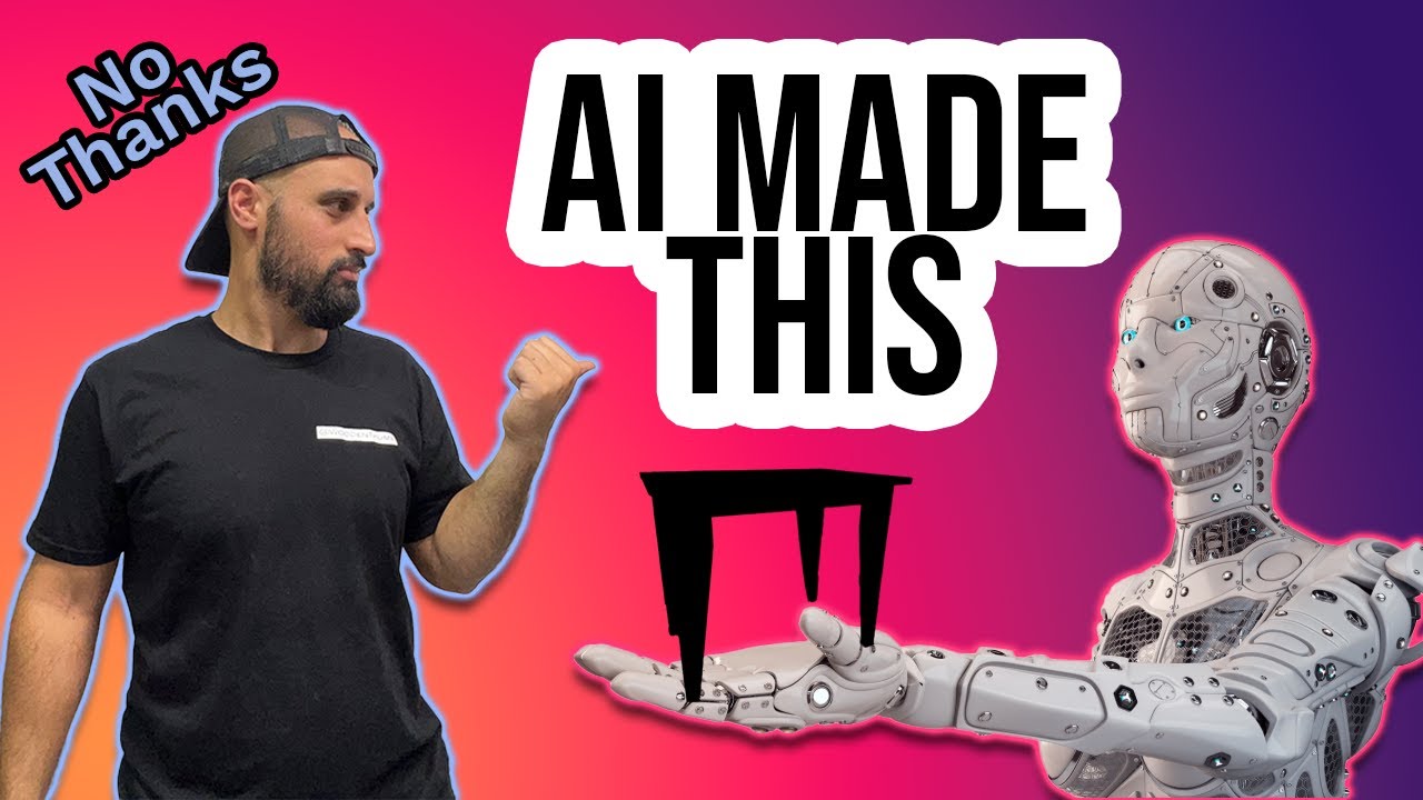 Turned RUBBISH into a PIECE OF ART/ AI vs HUMAN #coffee table #artificialintelligence