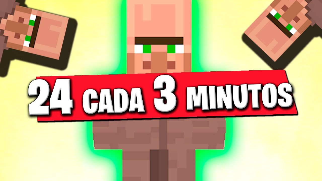 🌀 Granja de aldeanos (AUTOMÁTICA) Minecraft 1.20  [JAVA y BEDROCK]