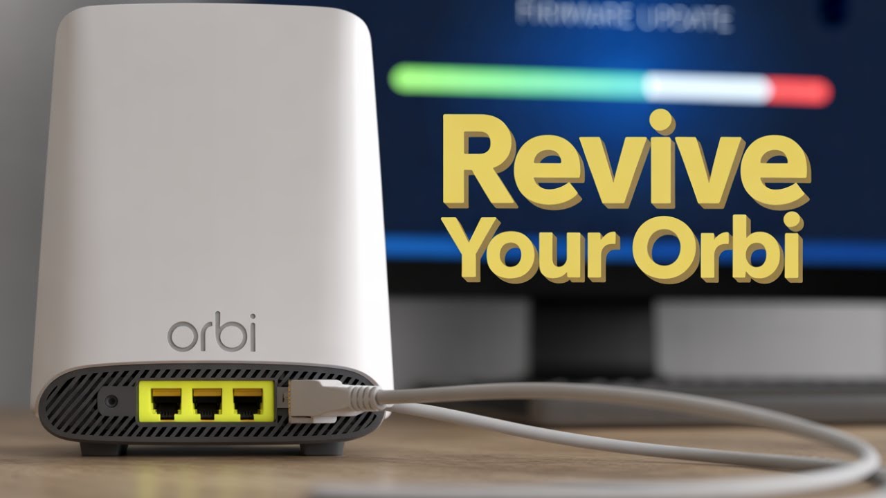 Netgear Orbi RBR50 Corrupt Firmware Issue | Red Blinking LED Recovery Guide