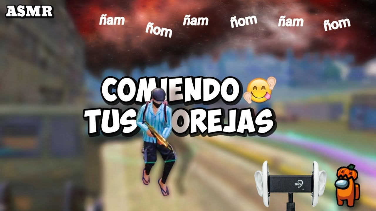 ASMR FF | EATING YOUR EARS IN 8D 😋