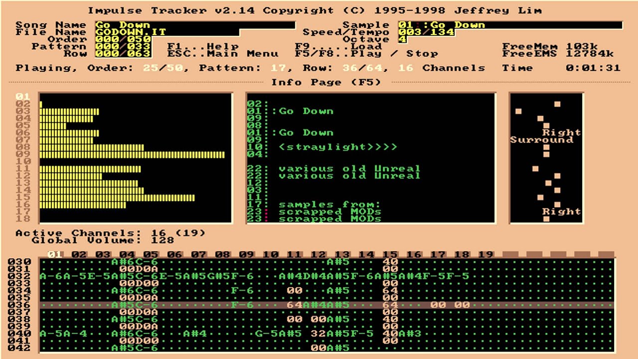 Unreal Tournament - Go Down - Impulse Tracker