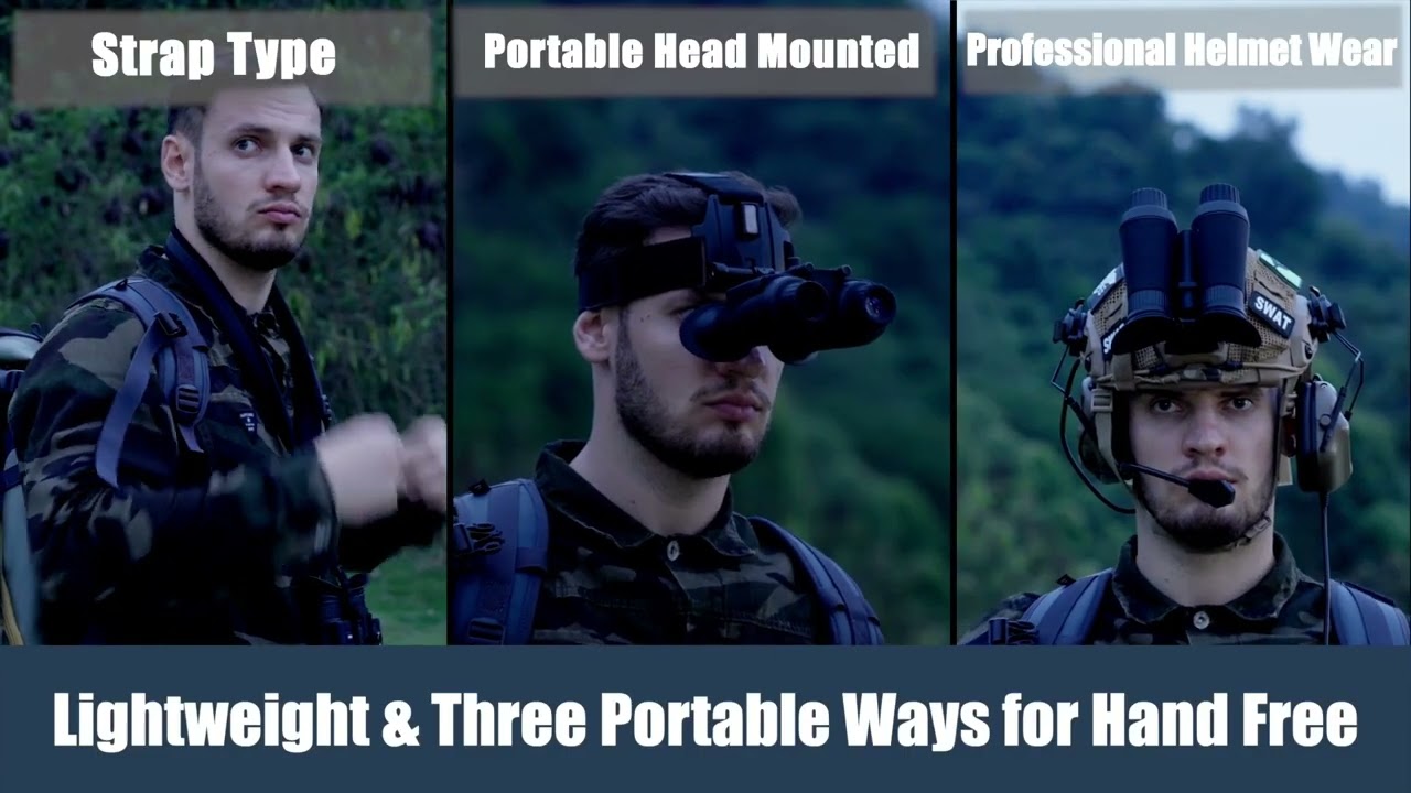 4K Tactical Night Vision Goggles Infrared Binoculars for Hunting