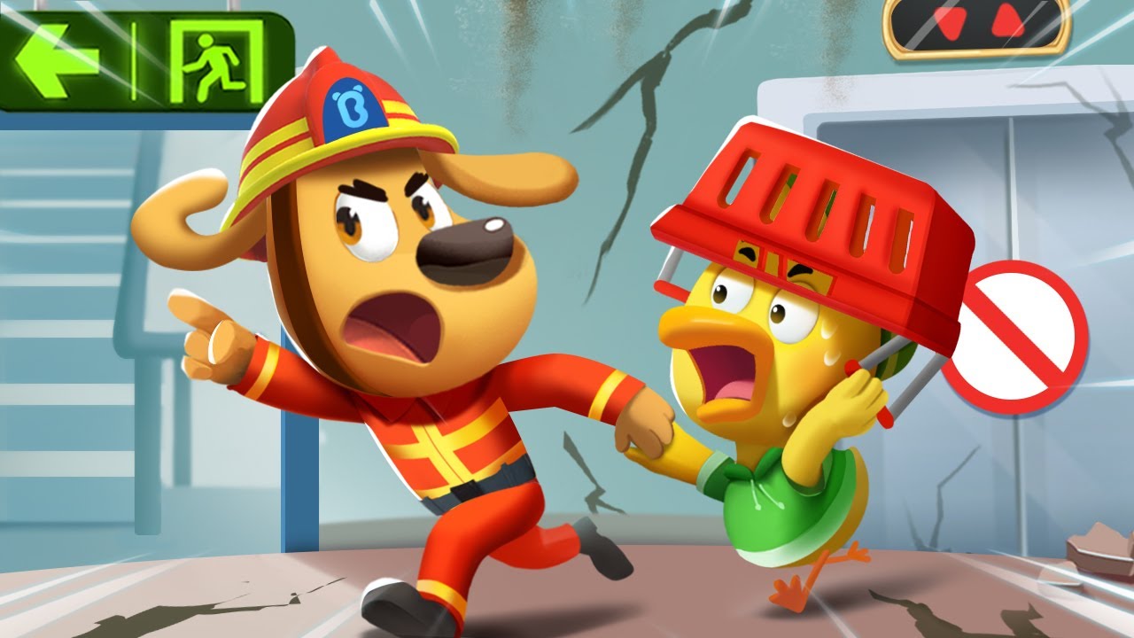 Earthquake Safety | Safety Cartoon | Detective Cartoon | Kids Cartoon | Sheriff Labrador