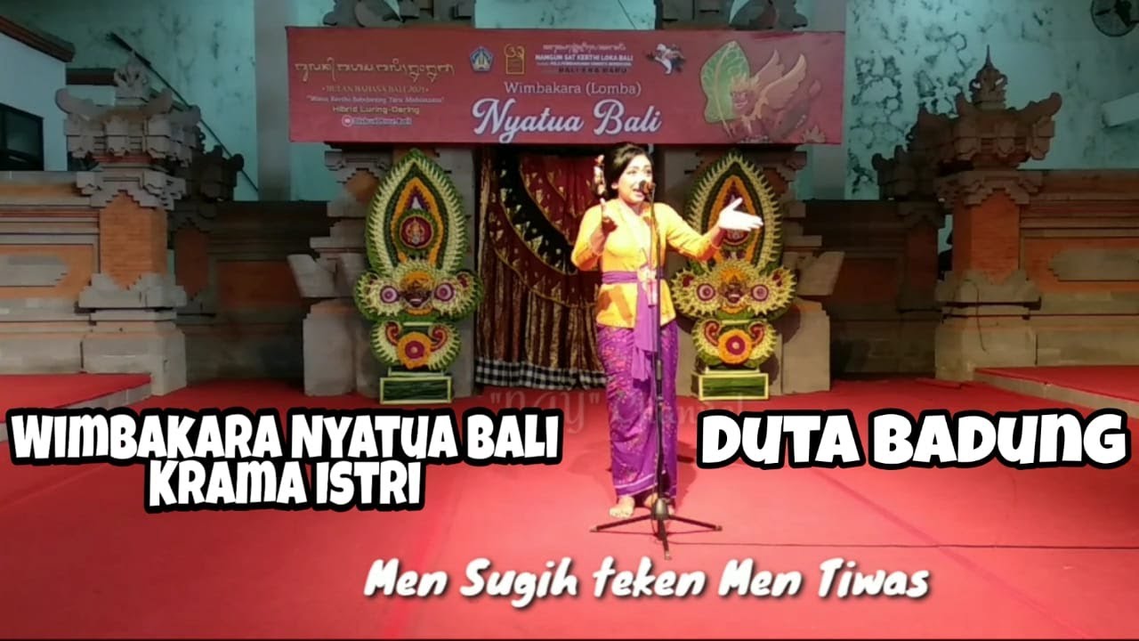 SATUA MEN SUGIH TEKEN MEN TIWAS // WIMBAKARA NYATUA BALI KRAMA ISTRI TINGKAT PROVINSI 2021