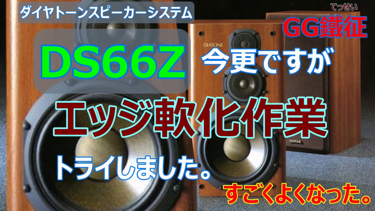ダイヤトーン DS66Zエッジ軟化処理 2019 02