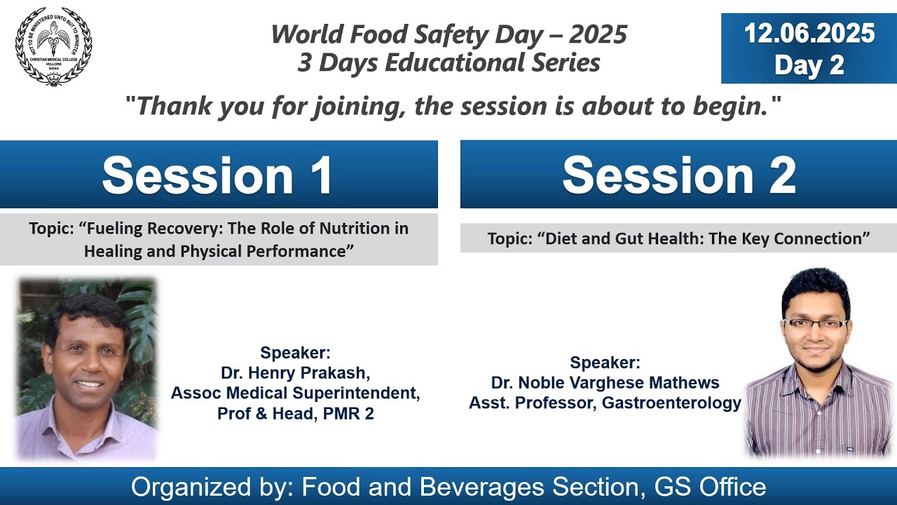 Diet and Gut Health: The Key Connection – Dr. Noble Varghese Mathews, Gastroenterology