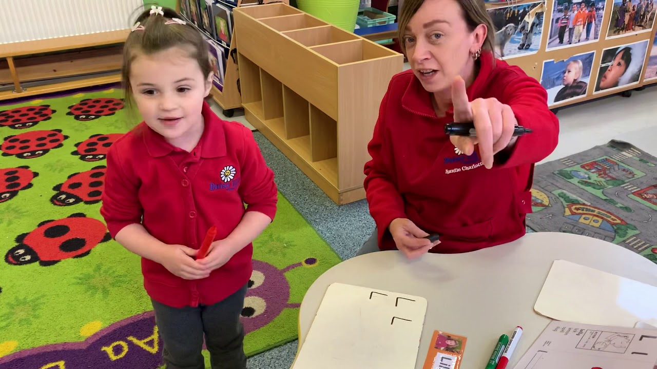 Mark making activities in Pre School