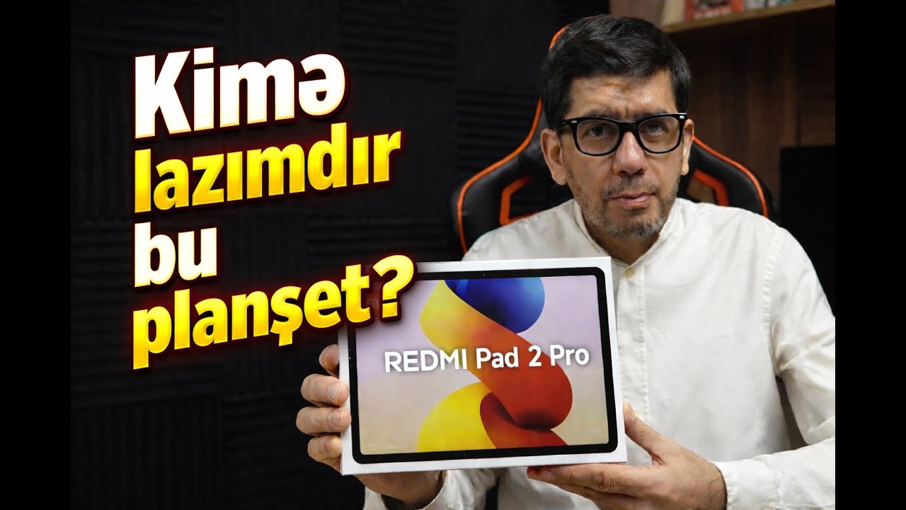 Bu televizordur ? | Redmi pad 2 pro - Technovlog_az