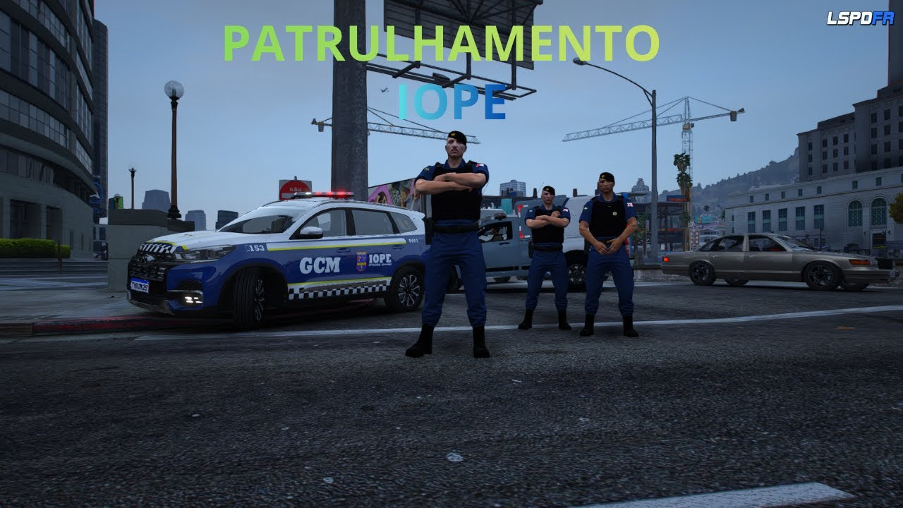 GTA V GCM SP PATRULHAMENTO OSTENSIVO COM A IOPE!