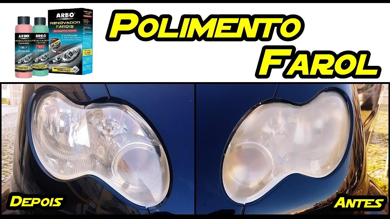 Polimento do Farol Facil e Rapido - Smart Fortwo