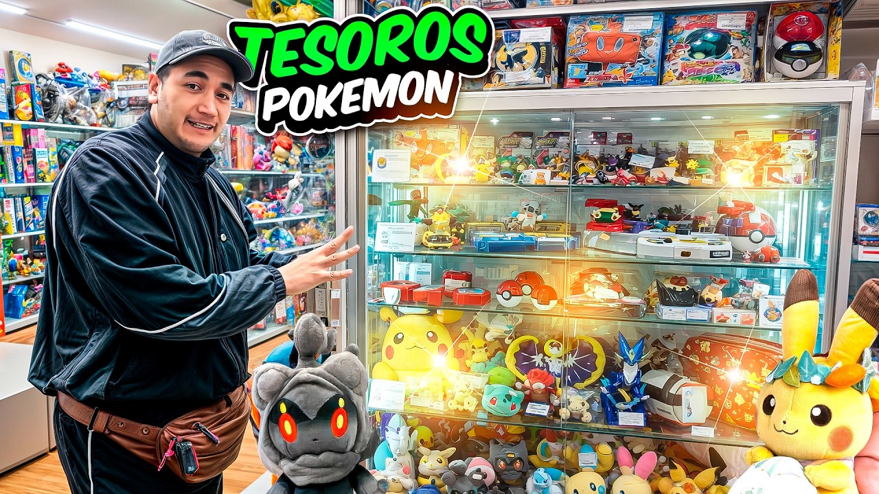 Entré a una juguetería en Japón y encontré artículos de Pokémon que no esperaba
