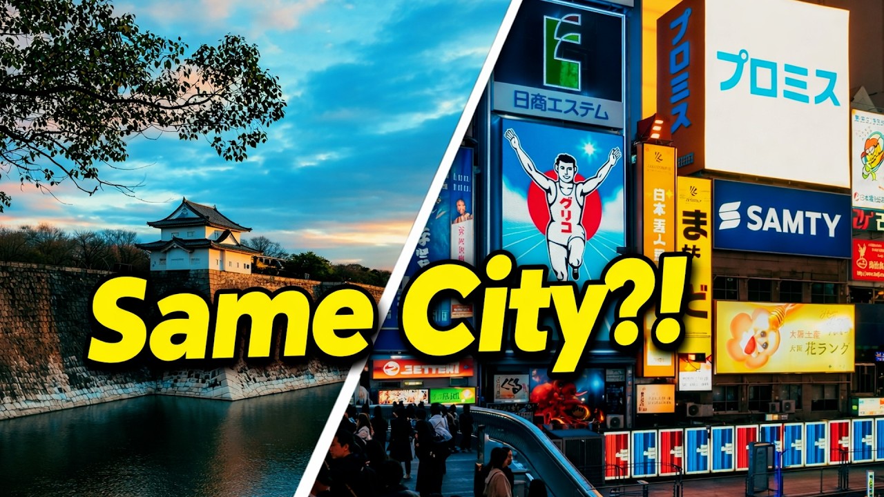 JAPAN: Osaka two different worlds in one city