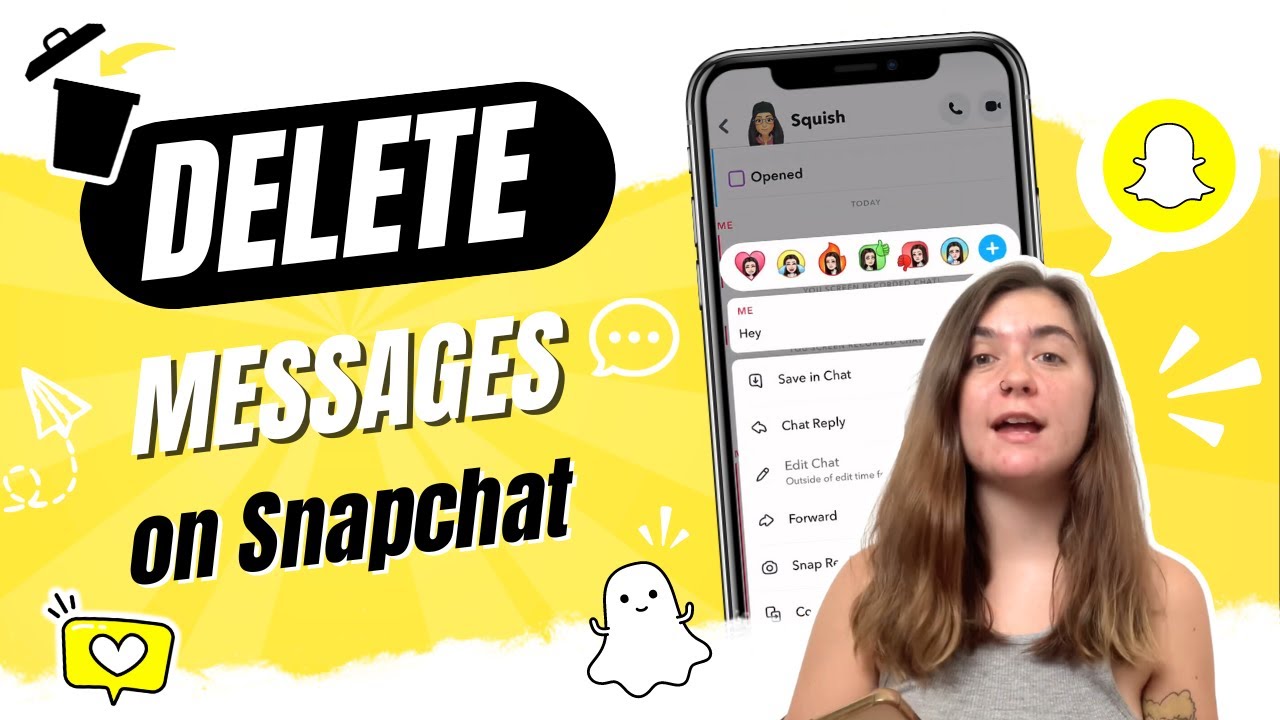 How to Delete Messages on Snapchat