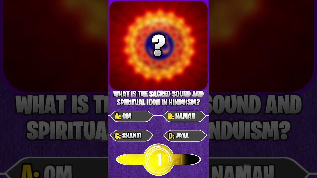 Hindu Heritage Quiz! 11 What is the Sacred sound and Spiritual Icon in Hinduism?