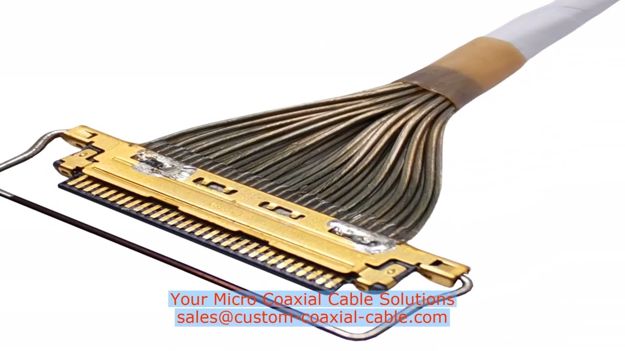MINIDOCK PLUG R A 100P SGC Cable Fine Pitch Connector Cables 32 awg micro ribbon coax cable Taiwan d