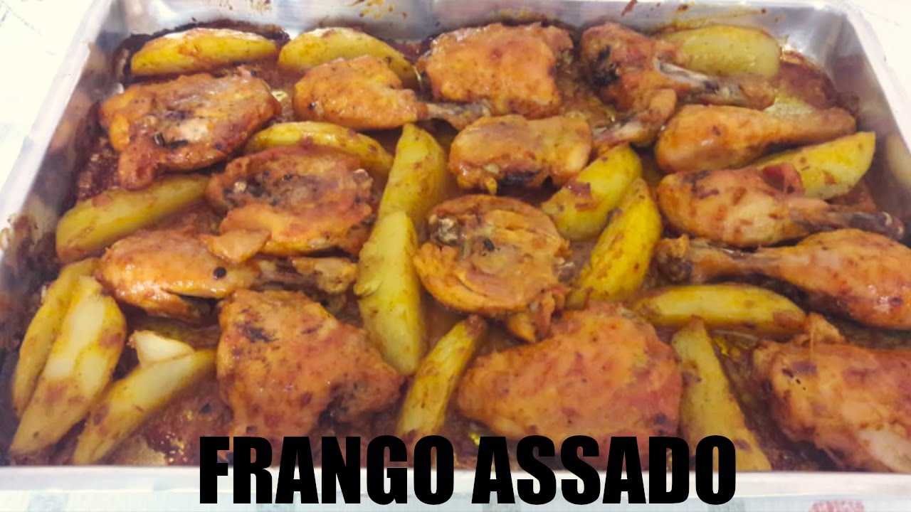 COXA E SOBRECOXA AO FORNO COM CREME DE CEBOLA E BATATAS!