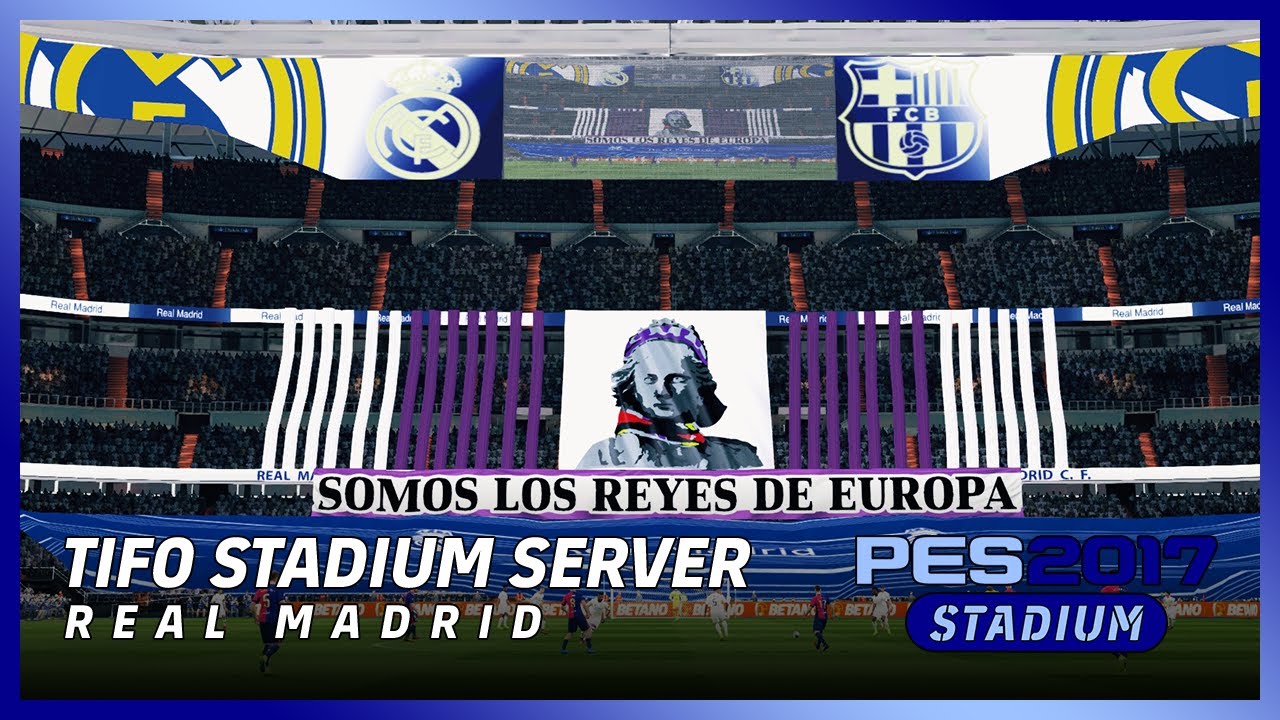 Новые TIFO и мод Crowd для PES 2017! Невероятная хореография болельщиков — The King UCL