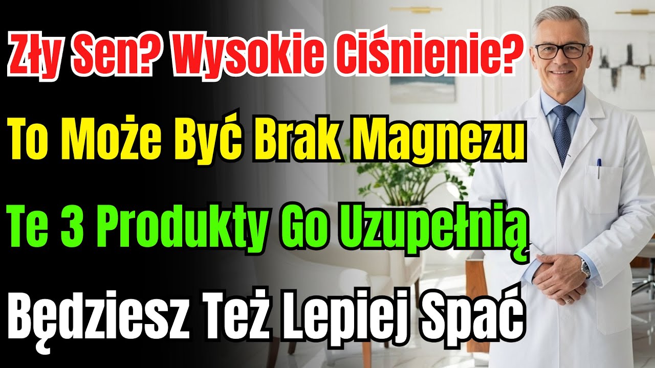 Masz Skurcze I Bezsenność? To Poważny Brak Magnezu! Lekarz: 3 Produkty, Które Uspokoją Serce.