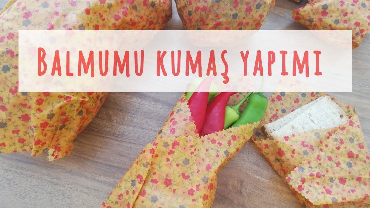 Streç Filme Alternatif Balmumu Kumaş Nasıl Yapılır? Wax wrap storage cloth